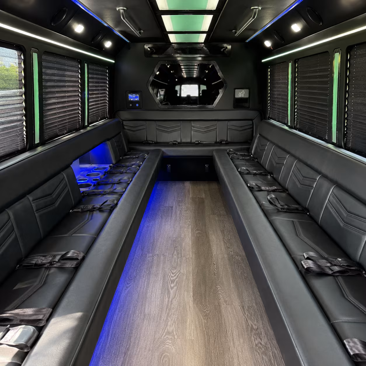 bachelorette and bachelor party buses in cedar park