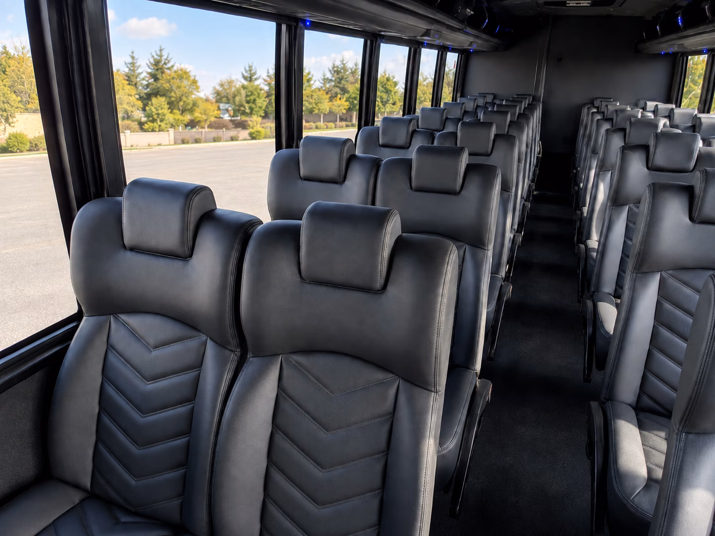 cedar park 15 passenger minibus inside