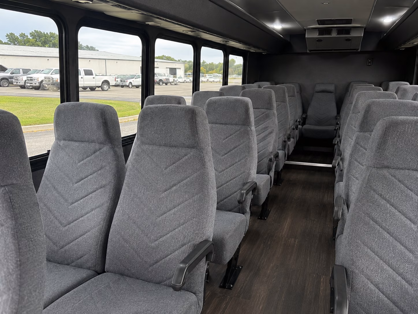 cedar park 20 passenger minibus interior