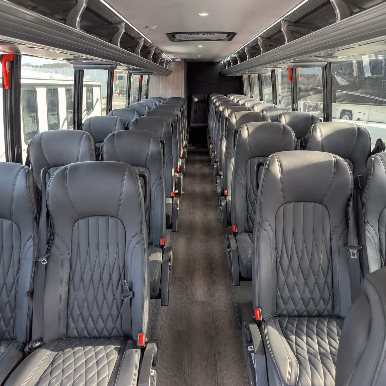 cedar park 30 passenger minibus interior