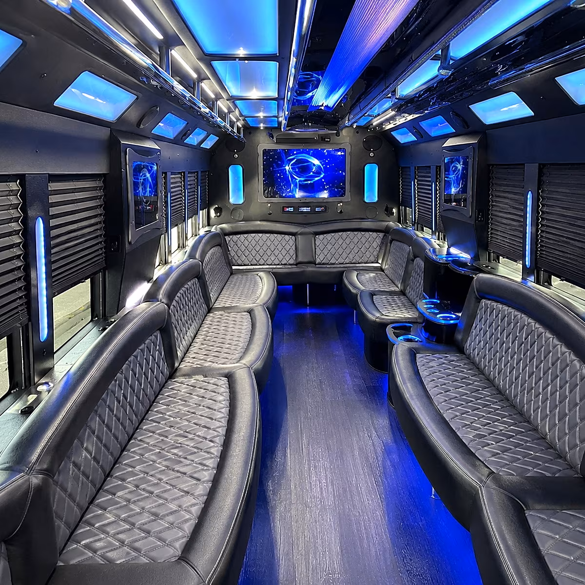 cedar park party bus interior
