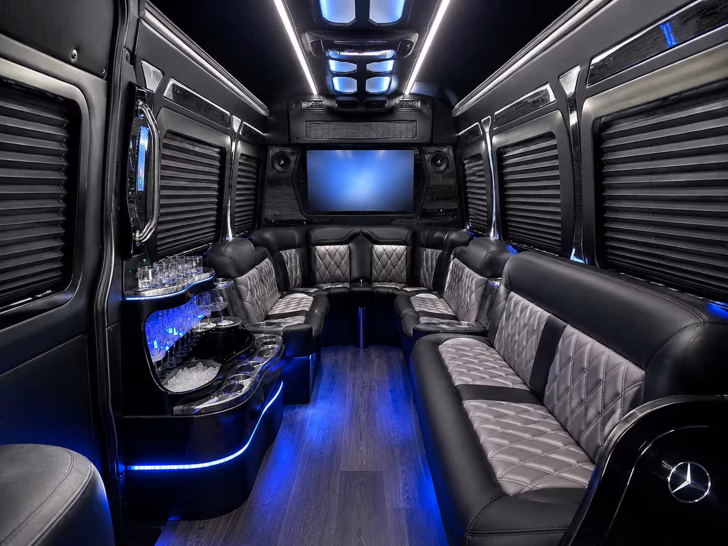 cedar park sprinter limousine inside