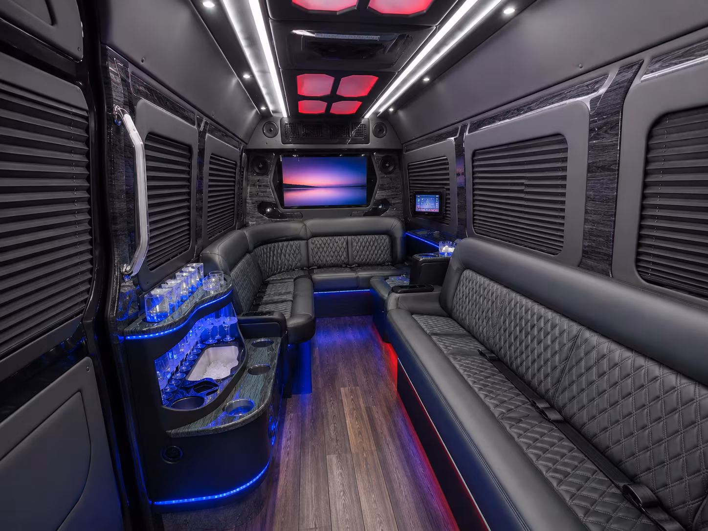 cedar park sprinter limousine interior