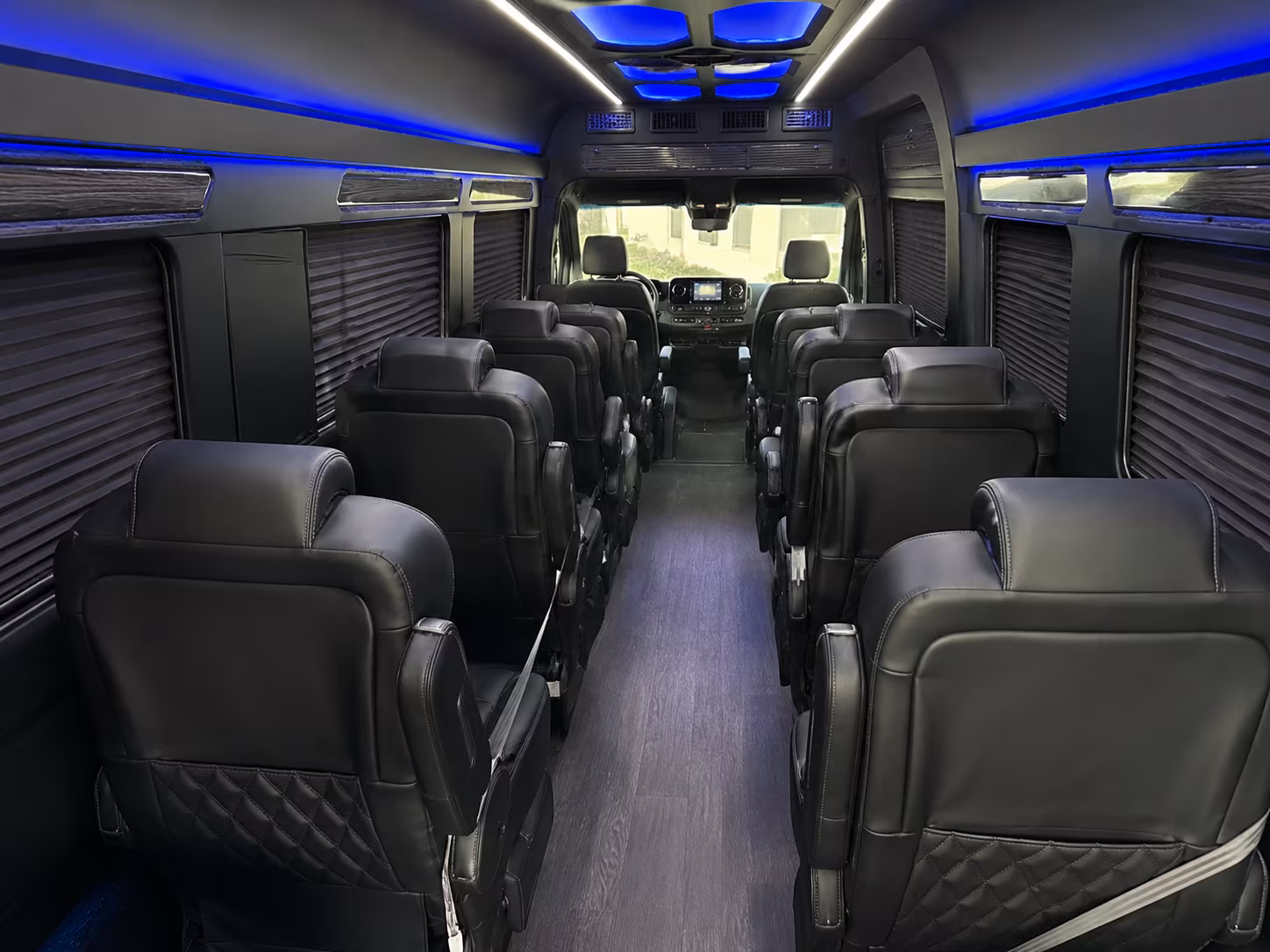 cedar park sprinter van with driver inside