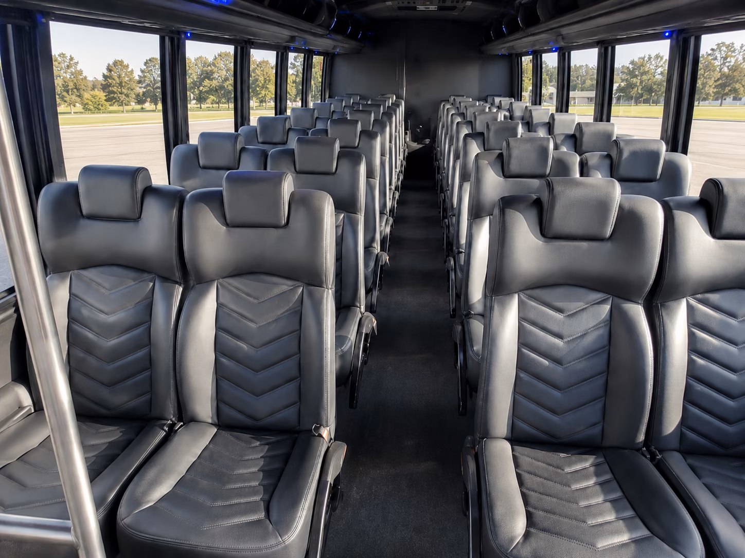charter buses for cedar park weddings at hill country venues