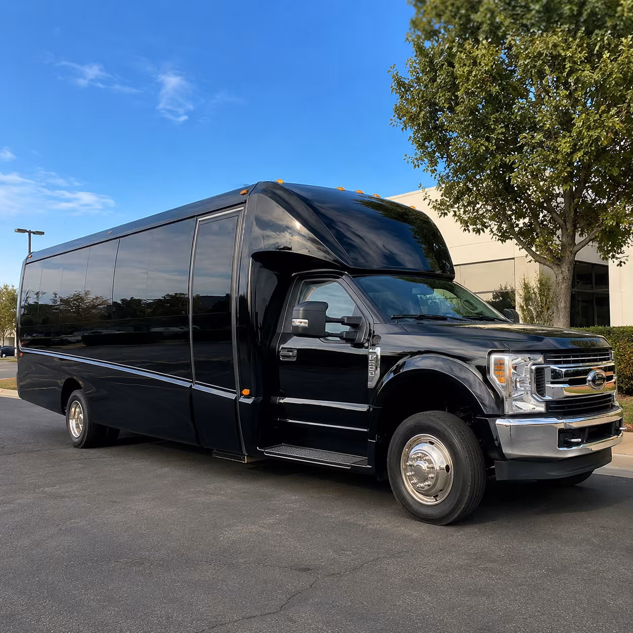 charter buses for large cedar park prom groups heading out together