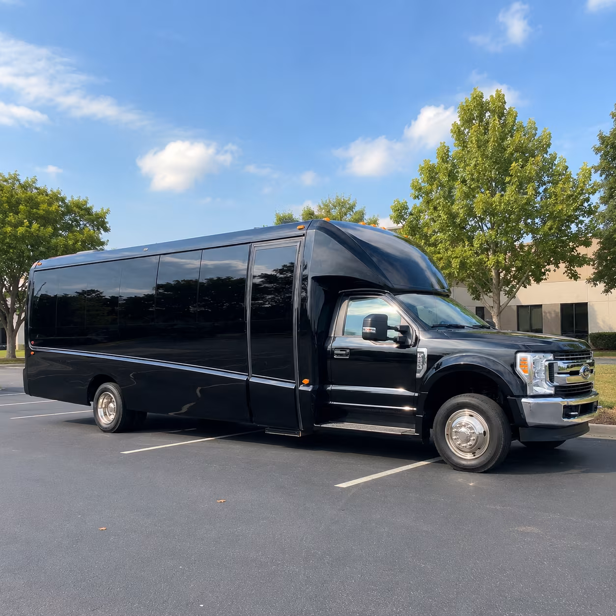minibus rentals for cedar park wedding party transportation